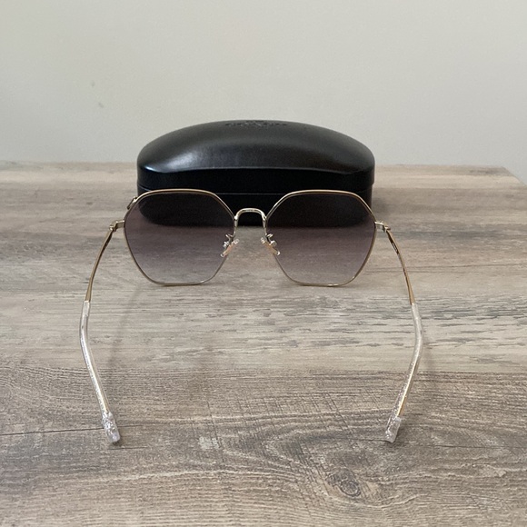 Coach Metal Hexagon Sunglasses - Picture 7 of 9